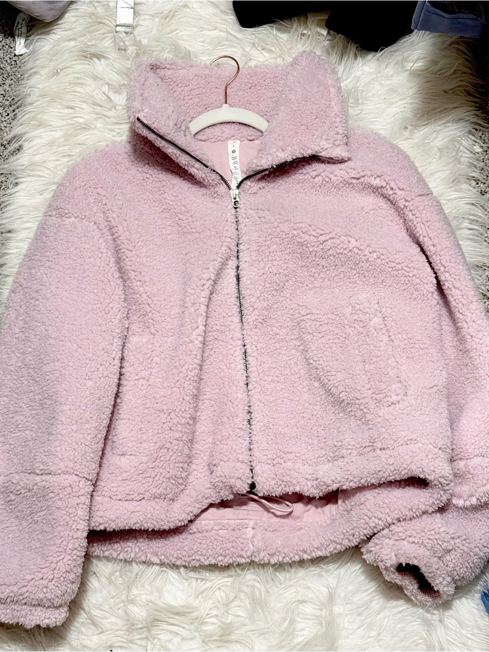 Lululemon Pink size 6 Teddy Jacket - Light Pink